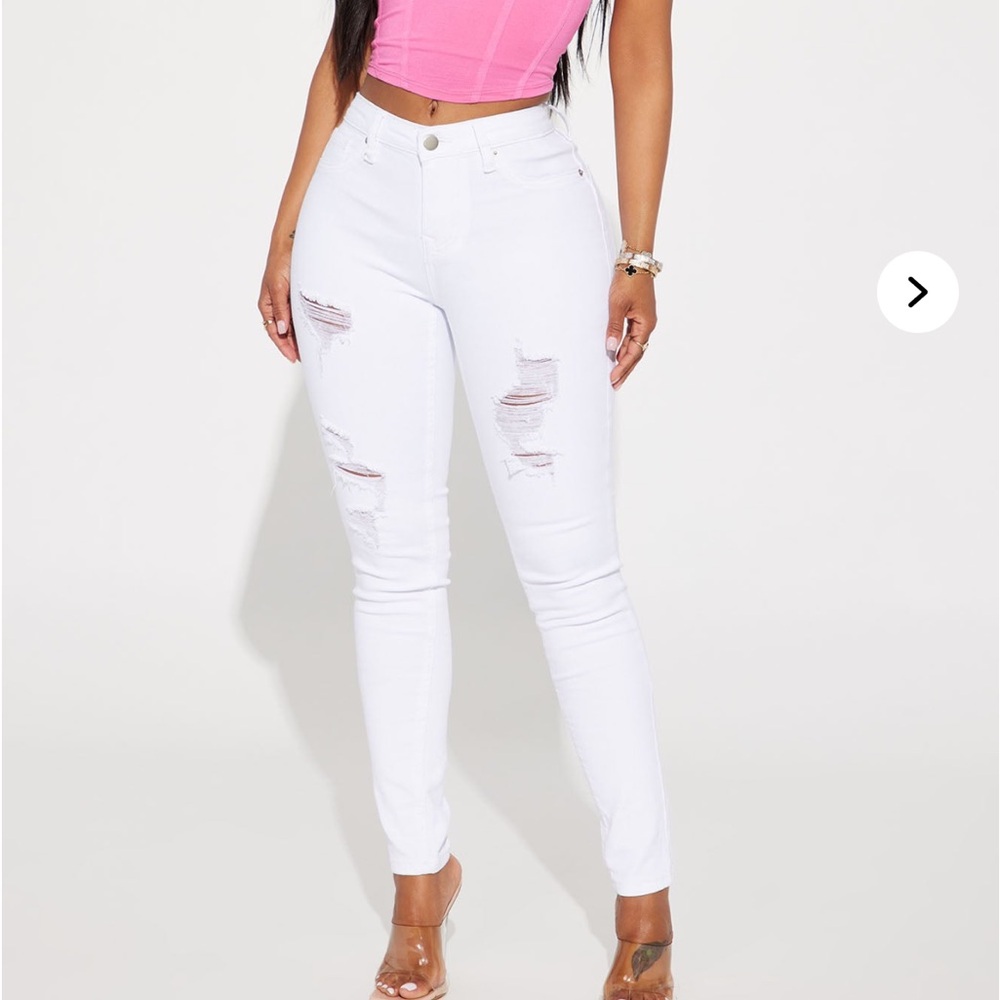 Hollister White Curvy High-Rise Jean Legging!